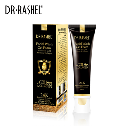 Picture of Gold collagen facial wash gel foam