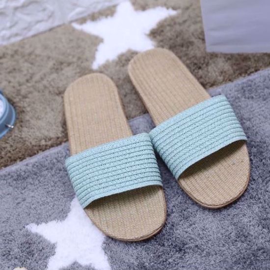 Picture of Ladies Linen Slippers