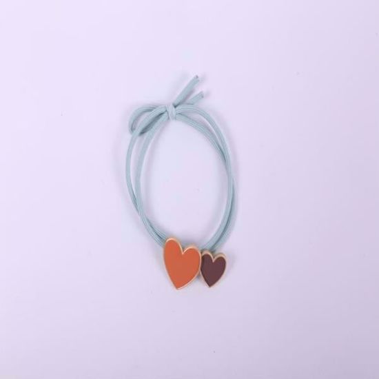 Picture of Candy Colored Heart Rubber Band