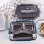 صورة Large capacity stainless steel lunch box(272*202*62mm)