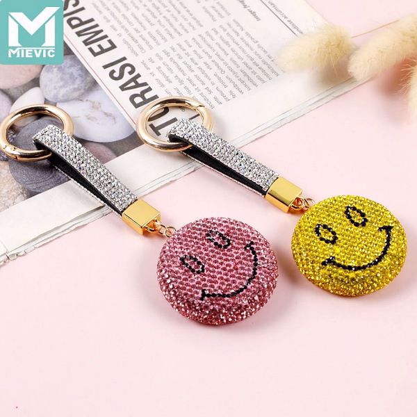 Mievic | Makeup and Cosmetics Online | Full diamond smiley face key ring