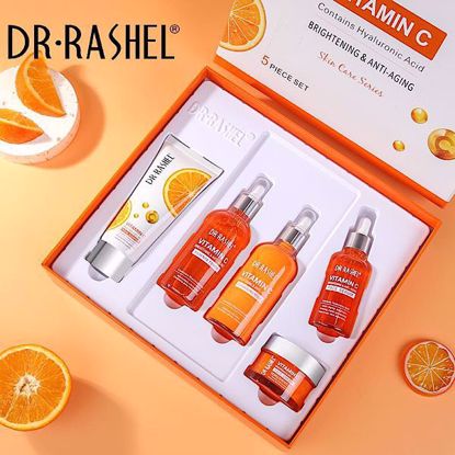 Picture of Vitamin C Brightening & Anti Aging Skin Care Series 5 Piece Set