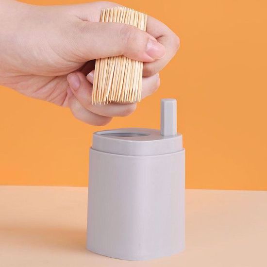 Picture of Press toothpick bucket