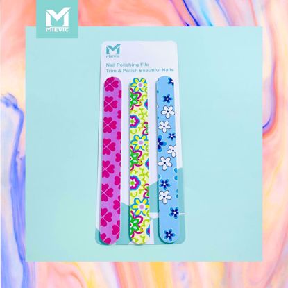 Picture of Nail polishing file(random selection) pack of 3 pieces