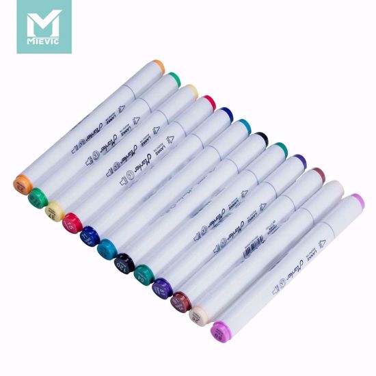 صورة 12 color double tip marker pen
