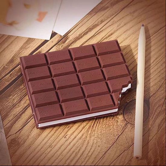 Picture of Chocolate Notebook 8*9.5cm*70 Sheets