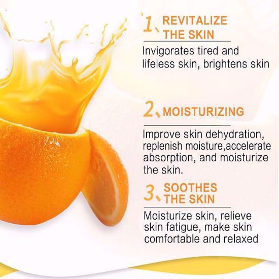 Picture of Vitamin C Brightening & Anti-Aging Silk Mask (1pc)