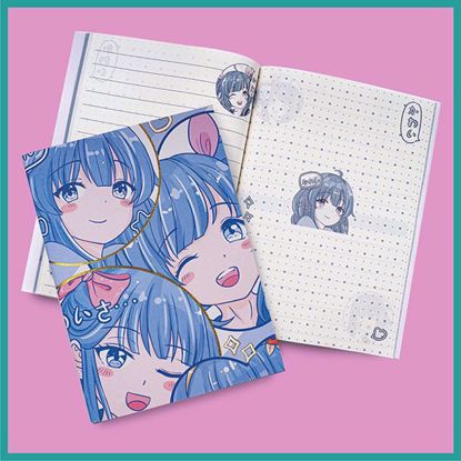 Picture of Blue Comic Notebook 18.5 x 25.5 CM* 38 Sheets