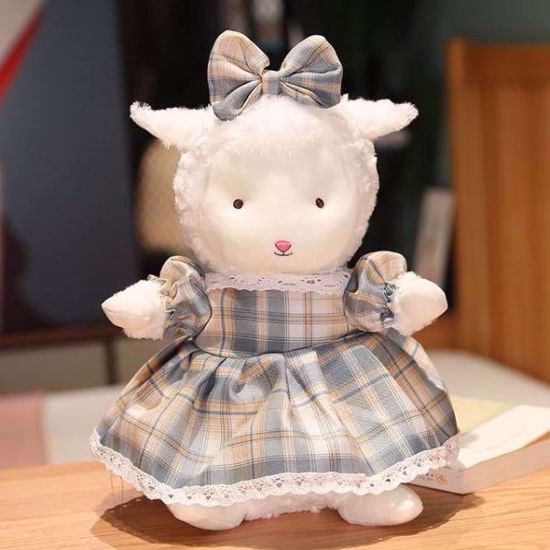 Picture of big goat doll