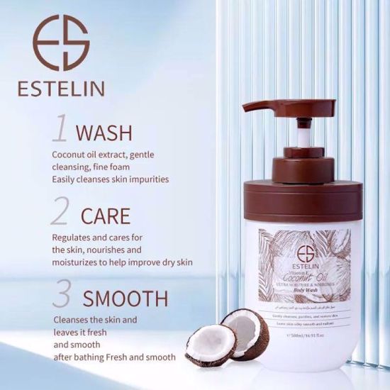 صورة Estelin Vitamin E Coconut Oil Body Wash