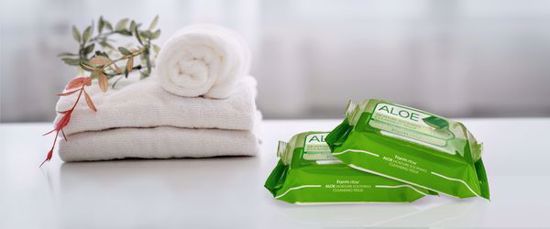 Picture of FARMSTAY ALOE MOISTURE SOOTHING CLEANSING TISSUE