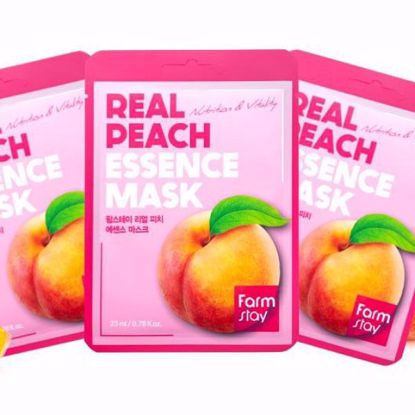 Picture of FARMSTAY REAL PEACH ESSENCE MASK