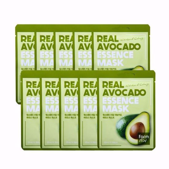 Picture of FARMSTAY REAL AVOCADO ESSENCE MASK