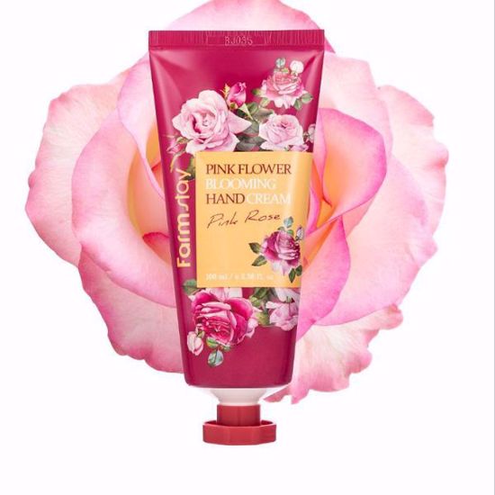 Picture of FARMSTAY PINK FLOWER BLOOMING HAND CREAM PINK ROSE