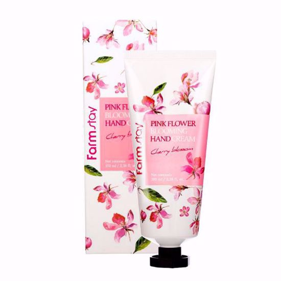Picture of FARMSTAY PINK FLOWER BLOOMING HAND CREAM CHERRY BLOSSOM