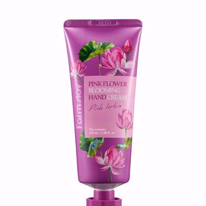 Picture of FARMSTAY PINK FLOWER BLOOMING HAND CREAM PINK LOTUS