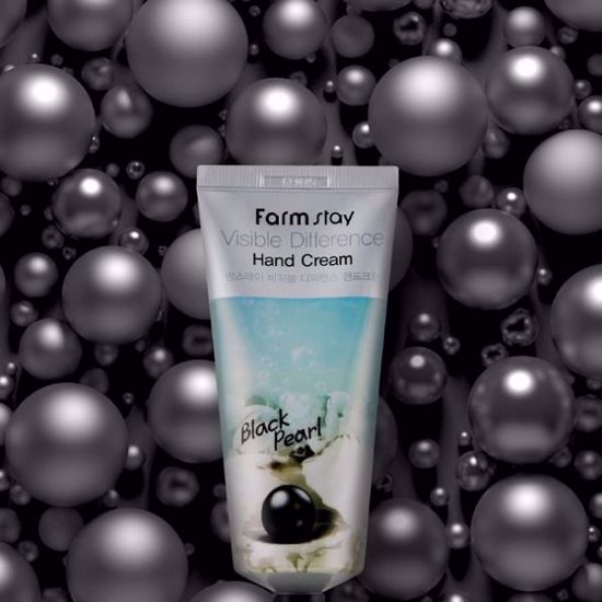 Picture of FARMSTAY VISIBLE DIFFERENCE HAND CREAM BLACK PEARL