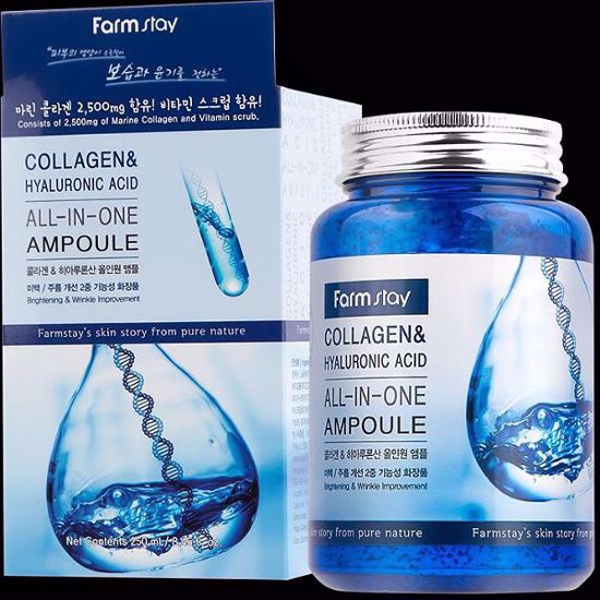 Picture of FARMSTAY COLLAGEN & HYALURONIC ACID ALL-IN-ONE AMPOULE