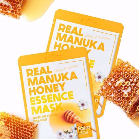 Picture of FARMSTAY REAL MANUKA HONEY ESSENCE MASK