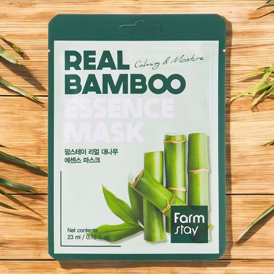 صورة FARMSTAY Real Bamboo Essence Mask