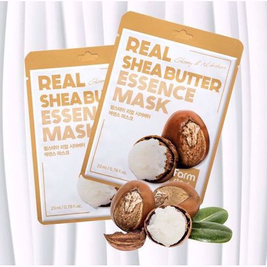 صورة FARMSTAY REAL SHEABUTTER ESSENCE MASK