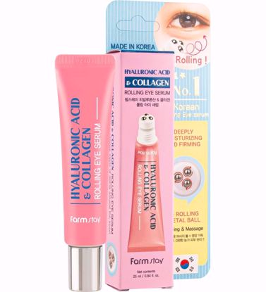 Picture of FARMSTAY HYALURONIC ACID & COLLAGEN ROLLING EYE SERUM