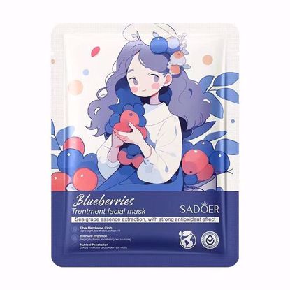 Picture of Sadoer Blueberries Treatment Facial Mask