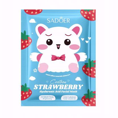 Picture of Sadoer Cartoon Strawberry Facial Mask