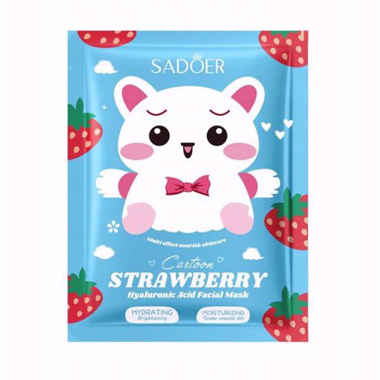 Picture of Sadoer Cartoon Strawberry Facial Mask
