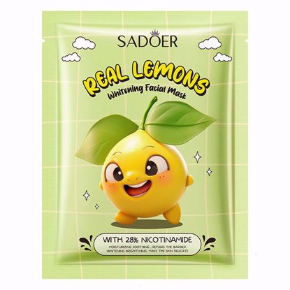 صورة Sadoer Real Lemon Whitening Facial Mask
