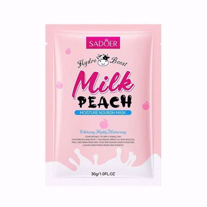 صورة SADOER Hydro Boost Milk Peach Sheet Mask.