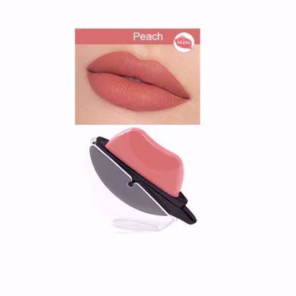 صورة Lazy Softly Waterproof Matte Kiss Lipstick (Peach)