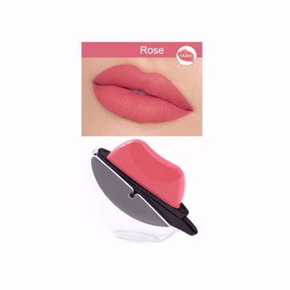 صورة Lazy Softly Waterproof Matte Kiss Lipstick (Rose)
