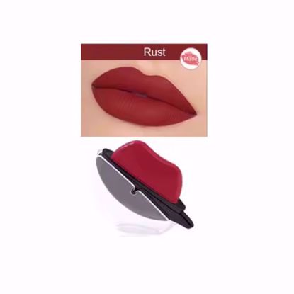 صورة Lazy Softly Waterproof Matte Kiss Lipstick (Rust)