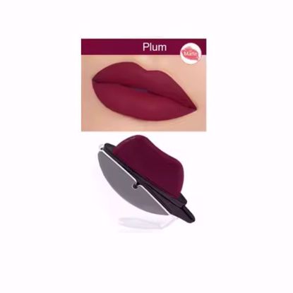 صورة Lazy Softly Waterproof Matte Kiss Lipstick (Plum)