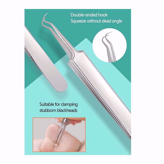 صورة Double Hook Elbow Tweezers – Blackhead & Pimple Remover