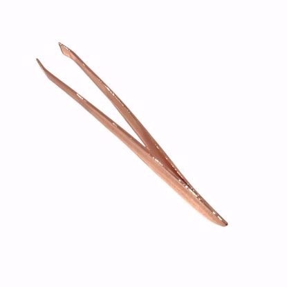 Picture of Rose Gold Slant Tweezer – Stainless Steel Precision Tool