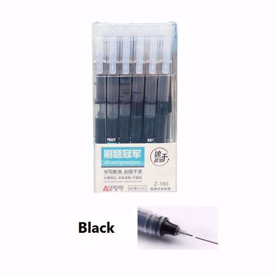 Picture of 0.5mm Ballpoint Pen – Black, Blue, Red Ink (12pcs per Box)
