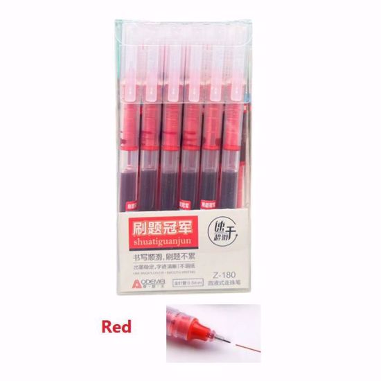 Picture of 0.5mm Ballpoint Pen – Black, Blue, Red Ink (12pcs per Box)