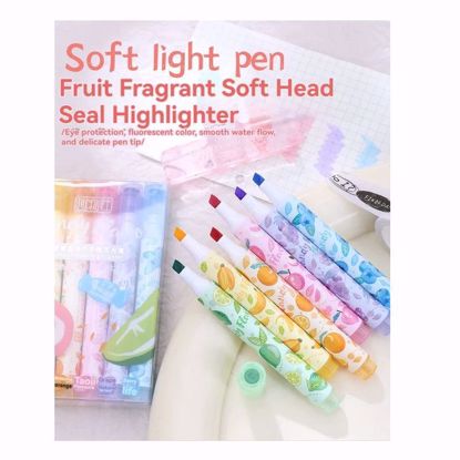 صورة Candy Flavor Highlighter Set – 6 Fruity Colors with Sweet Scents
