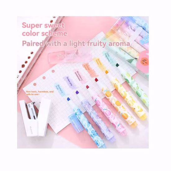 صورة Candy Flavor Highlighter Set – 6 Fruity Colors with Sweet Scents
