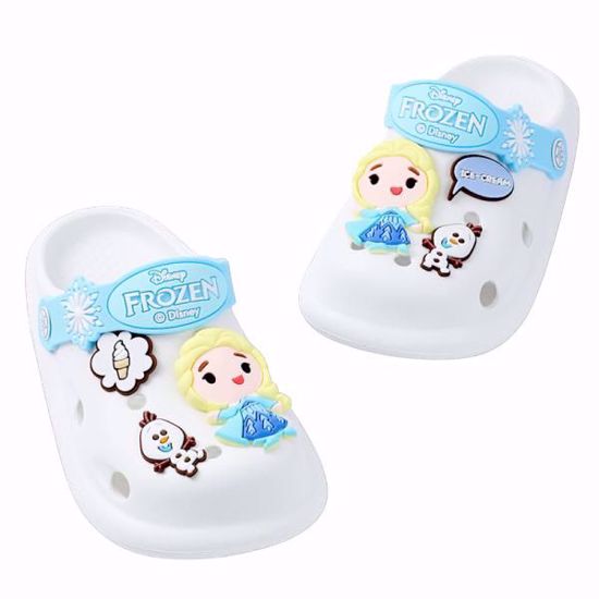 Picture of Kids' Frozen Series Crocs-Style Slippers – White (170mm / EU 23-24)