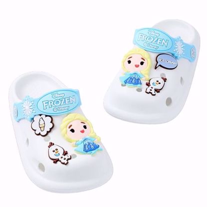 Picture of Kids' Frozen Series Crocs-Style Slippers – White (190mm / EU 27-28)