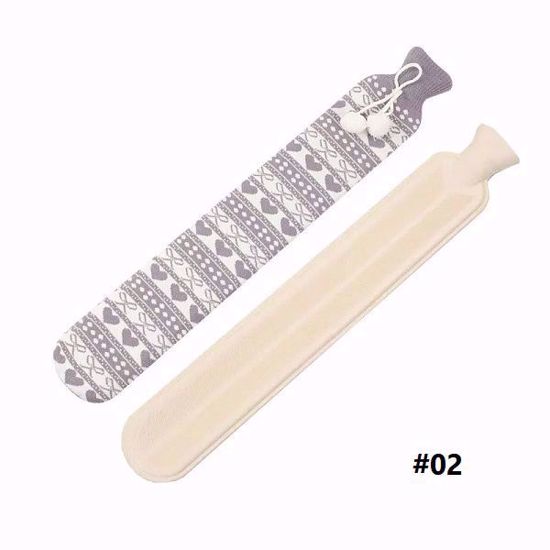 Picture of Long Hot Water Bag with Cover – 72cm (Neck & Waist Relief)