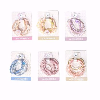 Picture of Basic Hair Ties (3 pcs) – Random Colors & Designs