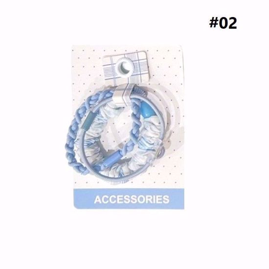 Picture of Basic Hair Ties (3 pcs) – Random Colors & Designs