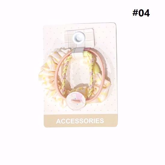 Picture of Basic Hair Ties (3 pcs) – Random Colors & Designs