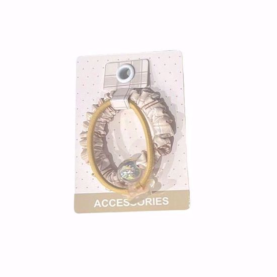 Picture of Basic Hair Ties (2 pcs) – Random Colors & Designs with Star Charm