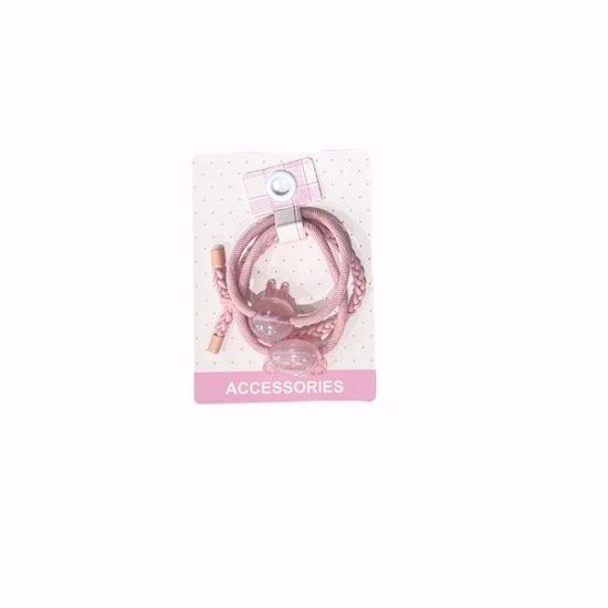 Picture of Basic Hair Ties (3 pcs) – with Bunny & Bear Charms