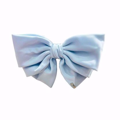 صورة Blue Hair Bow Clip